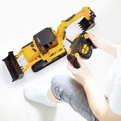 Best deal 💯 8 Channel Full Functional RC Excavator Backhoe Loader, Battery Powered Electric RC Remote Control Construction Tractor With Lights & Sound TR-119 🌟 2 Best deal 💯 8 Channel Full Functional RC Excavator Backhoe Loader, Battery Powered Electric RC Remote Control Construction Tractor With Lights & Sound TR-119 🌟 -Slot Cars toys Sales Shop 414e8wjELpL