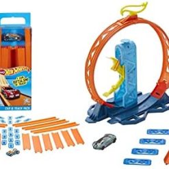 Coupon ⭐ Track Builder Straight Track With Car [Styles May Vary] 👍 -Slot Cars toys Sales Shop 417ecaIYRHL. AC