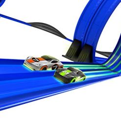 Flash Sale 🛒 Mote Control Cordless Glow In The Dark High-Speed Super Loop Speedway Track Set With Two Cars For Dual Racing, Glow Blue Blue Glow ⭐ 2 Flash Sale 🛒 Mote Control Cordless Glow In The Dark High-Speed Super Loop Speedway Track Set With Two Cars For Dual Racing, Glow Blue Blue Glow ⭐ -Slot Cars toys Sales Shop 41Y2M96O9UL