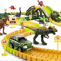 New π Dinosaur Train Toys For Kids, Longer Track, 6 Realistic Jurassic Dino Figures, 2 Electric Toy Car, Twisted Flexible Train Track Set For Toddlers, Boys & π§ Girls 3 4 5 6 7 Years 𧨠4 New π Dinosaur Train Toys For Kids, Longer Track, 6 Realistic Jurassic Dino Figures, 2 Electric Toy Car, Twisted Flexible Train Track Set For Toddlers, Boys & π§ Girls 3 4 5 6 7 Years 𧨠-Slot Cars toys Sales Shop 51 KJPwXz5L. AC