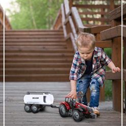 Coupon 🧨 Friction Powered Farm Tractor Vehicles, 16.5" Includes Farmer Tractor Water Tank And Log Trailer, Push & Go No Batteries Needed (3pc Set) 🌟 -Slot Cars toys Sales Shop 513qUlJs8XL
