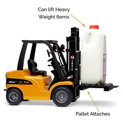 Deals 👏 Jumbo Remote Control Forklift 13 Inch Tall, 8 Channel Full Functional Professional RC Forklift Construction Toys, High Powered Motors, 1:10 Scale - Heavy Metal - (TR-216) ❤️ -Slot Cars toys Sales Shop 515B7oRAk6L