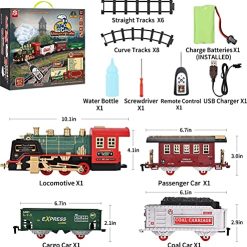 Buy π Train Set - Rechargeable Battery And Remote - Around The β Christmas Tree With Water Steam, Music & Lights - Electric Train Toy Gift Toys For Age 3 4 5 6 7 8+ Kids Toddlers 2022 Remote Control Train Se βοΈ 3 Buy π Train Set - Rechargeable Battery And Remote - Around The β Christmas Tree With Water Steam, Music & Lights - Electric Train Toy Gift Toys For Age 3 4 5 6 7 8+ Kids Toddlers 2022 Remote Control Train Se βοΈ -Slot Cars toys Sales Shop 51I4IKXNEzL