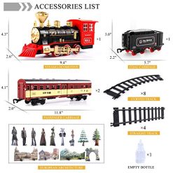 Cheap 😀 Train Sets With Steam Locomotive Engine, Cargo Car And Tracks, Battery Powered Play Set Toy W/ Smoke, Light & Sounds, For Kids, Boys & 👧 Girls 3 4 5 6 7 Years Old 😍 5 Cheap 😀 Train Sets With Steam Locomotive Engine, Cargo Car And Tracks, Battery Powered Play Set Toy W/ Smoke, Light & Sounds, For Kids, Boys & 👧 Girls 3 4 5 6 7 Years Old 😍 -Slot Cars toys Sales Shop 51MNrdg3AwL