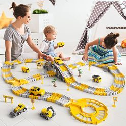Wholesale 🔥 IHaHa 236 PCS Construction Toys Race Tracks For Boys Kids Toys, 6 PCS Construction Car And Flexible Track Playset Create A Engineering Road For 3 4 5 6 Year Old Boys 👧 Girls Toys ⭐ 3 Wholesale 🔥 IHaHa 236 PCS Construction Toys Race Tracks For Boys Kids Toys, 6 PCS Construction Car And Flexible Track Playset Create A Engineering Road For 3 4 5 6 Year Old Boys 👧 Girls Toys ⭐ -Slot Cars toys Sales Shop 51Te1HeYgsL