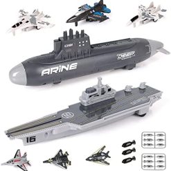 Best deal 🥰 Aircraft Carrier Military Naval Ship Toy Play Set With Small Scale Model Planes Fighter Jets, Battleship And Supply Ship For Kids Boy Girl Age 5+ Party Favors Gifts Naval Ship-02 🌟 5 Best deal 🥰 Aircraft Carrier Military Naval Ship Toy Play Set With Small Scale Model Planes Fighter Jets, Battleship And Supply Ship For Kids Boy Girl Age 5+ Party Favors Gifts Naval Ship-02 🌟 -Slot Cars toys Sales Shop 51TeLCAqY3L. AC