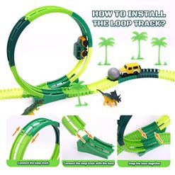 Flash Sale π Dinosaur Toys For Kids 3-5, 245 Pcs Dino Race Car Track Create A Dinosaur World Road Race With Flexible Train Track Playset, 2 Electric Dinosaur Race Cars Toy,Best Gift For 3 4 5 Years Old Boys π§ Girls Pink π― 4 Flash Sale π Dinosaur Toys For Kids 3-5, 245 Pcs Dino Race Car Track Create A Dinosaur World Road Race With Flexible Train Track Playset, 2 Electric Dinosaur Race Cars Toy,Best Gift For 3 4 5 Years Old Boys π§ Girls Pink π― -Slot Cars toys Sales Shop 51YrrsAXQwL