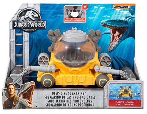 MATCHBOX JURASSIC WORLD VEHICLE DEEP-DIVE SUBMARINE Vehicle Coupon 🥰 MATCHBOX JURASSIC WORLD VEHICLE DEEP-DIVE SUBMARINE Vehicle ✨ -Slot Cars toys Sales Shop 51bSkhKdOpL