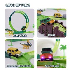 Flash Sale π Dinosaur Toys For Kids 3-5, 245 Pcs Dino Race Car Track Create A Dinosaur World Road Race With Flexible Train Track Playset, 2 Electric Dinosaur Race Cars Toy,Best Gift For 3 4 5 Years Old Boys π§ Girls Pink π― 2 Flash Sale π Dinosaur Toys For Kids 3-5, 245 Pcs Dino Race Car Track Create A Dinosaur World Road Race With Flexible Train Track Playset, 2 Electric Dinosaur Race Cars Toy,Best Gift For 3 4 5 Years Old Boys π§ Girls Pink π― -Slot Cars toys Sales Shop 51cPOsu9vQL