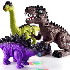 New π€© 3 Pack Electric Walking Dinosaur Toys For Toddlers 2-4 3-5 Years With Roar Sounds And Lights Up, Realistic Robot T-Rex, Brachiosaurus, Stegosaurus Dinosaur Figures For Kids π 4 New π€© 3 Pack Electric Walking Dinosaur Toys For Toddlers 2-4 3-5 Years With Roar Sounds And Lights Up, Realistic Robot T-Rex, Brachiosaurus, Stegosaurus Dinosaur Figures For Kids π -Slot Cars toys Sales Shop 51uAg0QJveL