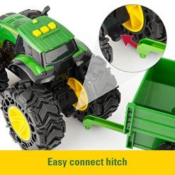 Best Sale ๐ Toddler Toys, Lights And Sounds, Monster Treads Tractor Toy With Wagon, 8 Inch, Green, Ages 3+ , Red ๐ฅฐ 2 Best Sale ๐ Toddler Toys, Lights And Sounds, Monster Treads Tractor Toy With Wagon, 8 Inch, Green, Ages 3+ , Red ๐ฅฐ -Slot Cars toys Sales Shop 51xQiue7QOL
