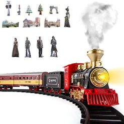 Cheap 😀 Train Sets With Steam Locomotive Engine, Cargo Car And Tracks, Battery Powered Play Set Toy W/ Smoke, Light & Sounds, For Kids, Boys & 👧 Girls 3 4 5 6 7 Years Old 😍 7 Cheap 😀 Train Sets With Steam Locomotive Engine, Cargo Car And Tracks, Battery Powered Play Set Toy W/ Smoke, Light & Sounds, For Kids, Boys & 👧 Girls 3 4 5 6 7 Years Old 😍 -Slot Cars toys Sales Shop 51xxPJxV1VL. AC