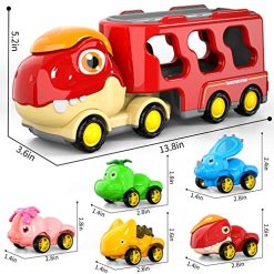 New โค๏ธ Dinosaur Truck Toys For Kids 3-5 Years , Cars Toys For Toddler 1-3 , 6 In 1 Jurassic Dinosaurs Trucks Toys , Semi Truck Toy Car For Boys And ๐ง Girls Age 2-3 , Best Gift For Baby & Toddler Toys ๐ฏ 5 New โค๏ธ Dinosaur Truck Toys For Kids 3-5 Years , Cars Toys For Toddler 1-3 , 6 In 1 Jurassic Dinosaurs Trucks Toys , Semi Truck Toy Car For Boys And ๐ง Girls Age 2-3 , Best Gift For Baby & Toddler Toys ๐ฏ -Slot Cars toys Sales Shop 51yp8v3q46L