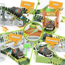 Best deal β 174 PCS Dinosaur Toys Race Track, Flexible Train Tracks With 8 Dinosaurs Figures, 2 Electric Race Cars Vehicle Playset With Lights To Create A Dinosaur World Road Race For Toddlers Kids Boys π§ Girls βοΈ 2 Best deal β 174 PCS Dinosaur Toys Race Track, Flexible Train Tracks With 8 Dinosaurs Figures, 2 Electric Race Cars Vehicle Playset With Lights To Create A Dinosaur World Road Race For Toddlers Kids Boys π§ Girls βοΈ -Slot Cars toys Sales Shop 61OHCYlzkmL