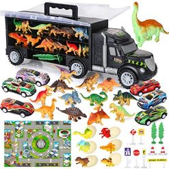 Coupon ⌛ Dinosaur Toys For Kids 3-5 Dinosaur Truck Carrier Transport Truck Dinosaurs Toys For Boys And 👧 Girls 3 4 5 6 Years Old With Dino Eggs, 23 Pcs Kids Toys Dinosaur 🌟 5 Coupon ⌛ Dinosaur Toys For Kids 3-5 Dinosaur Truck Carrier Transport Truck Dinosaurs Toys For Boys And 👧 Girls 3 4 5 6 Years Old With Dino Eggs, 23 Pcs Kids Toys Dinosaur 🌟 -Slot Cars toys Sales Shop 61TP31M5czL. AC